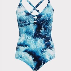 torrid Swim - Torrid Blue Swimsuit NWT torrid Swim - Torrid Blue Swimsuit NWT